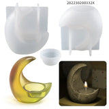 Moon Star Silicone Mold for Candle Table Decoration