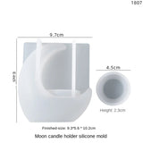 Moon Star Silicone Mold for Candle Table Decoration