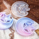 Moon Star Tray Resin Mold Silicone Casting Crescent Moon Box Epoxy Mold