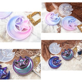 Moon Star Tray Resin Mold Crescent Moon Box Epoxy Silicone Casting Mold