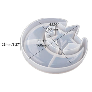 Moon Star Tray Resin Mold Crescent Moon Box Epoxy Silicone Casting Mold