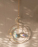 Moon Sun Catcher + Rainbow Crystal Hanging