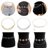 Bohemia Multilayer Metal Waist Belt Body Chain Women
