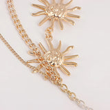 Bohemia Multilayer Metal Waist Belt Body Chain Women