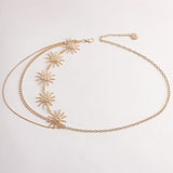 Bohemia Multilayer Metal Waist Belt Body Chain Women