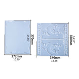Moon Tray Star Candle Holder Silicone Mold for Decor