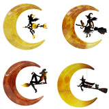 Moon Witch Broom Wall Decor Silicone Mold for Epoxy Resin Craft