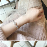 Moonlight Crystal Bracelet with David Star Pendant Charm