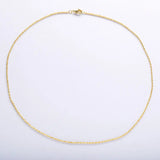 925 Silver Water Wave Chain Necklace 24K Plated