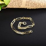 925 Silver Big Chain Bracelet Unisex Paperclip Large Bracelet
