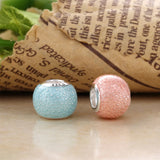 925 Silver Pink Enchantment Enamels Beads DIY Bracelet Mother's Gift