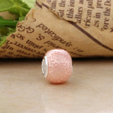 925 Silver Pink Enchantment Enamels Beads DIY Bracelet Mother's Gift