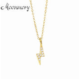 925 Silver Lightning Pendant Necklace for Women