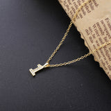 925 Silver Lucky Number Zircon Pendant Necklace Women Gift