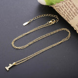 925 Silver Lucky Number Zircon Pendant Necklace Women Gift