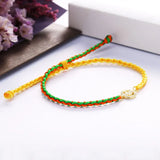 925 Silver Multicolor Rope Bracelet for Women