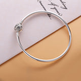 925 Silver Mother's Clasp Bracelet & Bangles