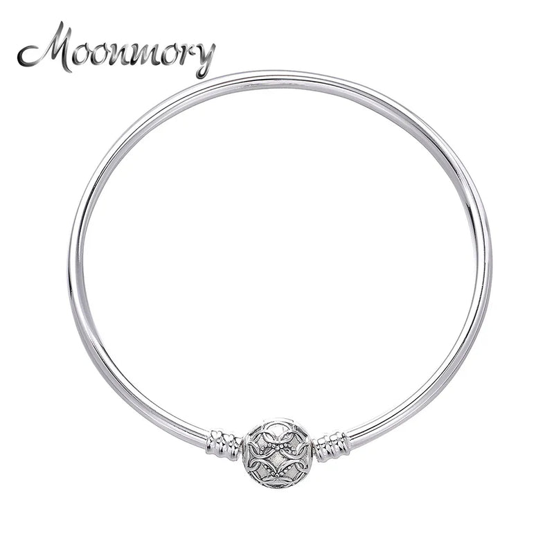 925 Silver Mother's Clasp Bracelet & Bangles