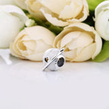 925 Sterling Silver Love Planet Charm Bead for Jewelry Making
