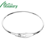 925 Silver Lock Bangle Bracelet for Women