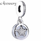 Europe Style Snake Bracelet 925 Sterling Silver Star Charms Pendant