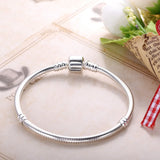 925 Silver Snake Chain Bracelet DIY Beads Bracelet