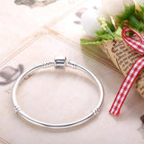 925 Silver Snake Chain Bracelet DIY Beads Bracelet