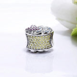 925 Sterling Silver Tropical Charms Bead for Bracelet DIY Jewelry