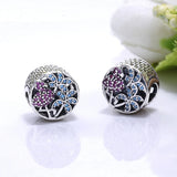 925 Sterling Silver Tropical Charms Bead for Bracelet DIY Jewelry