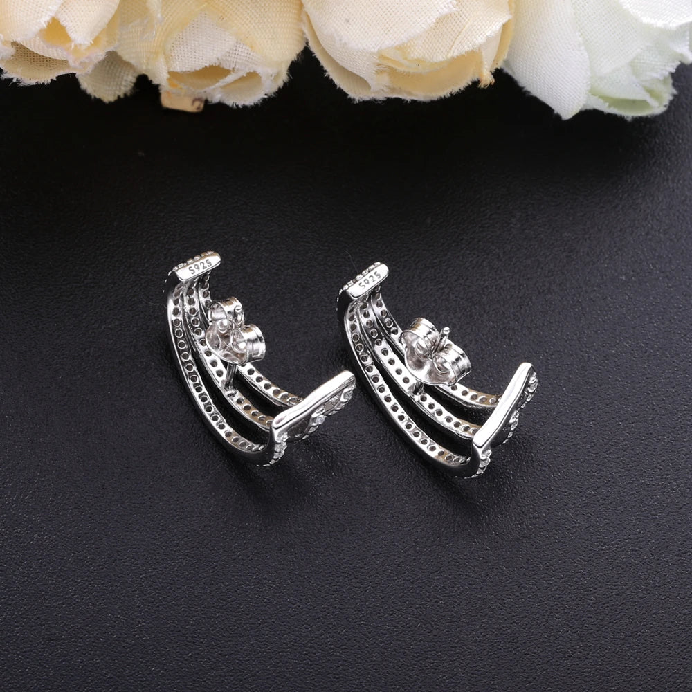 925 Silver Gwen Stud Earring for Women Knot Party oorbellen