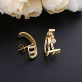 925 Silver Gwen Stud Earring for Women Knot Party oorbellen