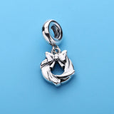 925 Sterling Holiday Wreath Charms for Bracelets Jewelry Making