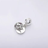 925 Sterling Silver Family Birds Bead Pendant Charm for Women