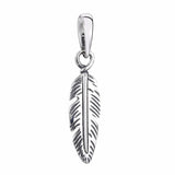 925 Silver Red Italian Horn Necklace Pendant Charm