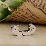 925 Silver Arcs of Love Clip Bead Rainbow DIY Jewelry Making
