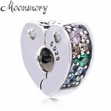925 Silver Arcs of Love Clip Bead Rainbow DIY Jewelry Making