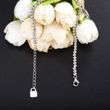 925 Silver Beads Chain Bracelet Small Pendant DIY Unisex Jewelry