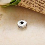 925 Silver Zircon Clasp Shining Charms for Bracelet & Necklace