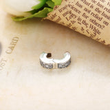925 Silver Zircon Clasp Shining Charms for Bracelet & Necklace