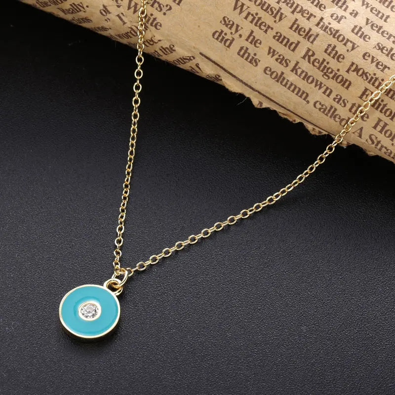 925 Silver Enamel Fruit Sugar Pendant Necklace CZ Crystal Jewelry