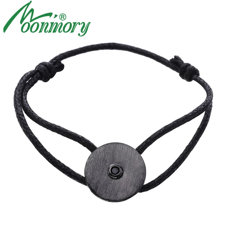 925 Sterling Silver Cord Bracelet For Women Rope Adjustable Wedding Bracelet