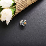 925 Silver Heart Beads for Jewelry Making