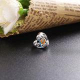 925 Silver Heart Beads for Jewelry Making