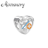 925 Silver Heart Beads for Jewelry Making
