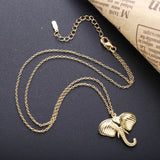925 Silver Elephant Pendant Necklace Animal Dangle Long Chain Jewelry