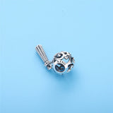 925 Silver Enchanted Heart Tassel Charms Chinese Lantern Heart Charms