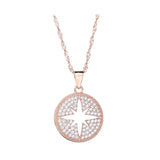 925 Silver Woven Necklace Type 3 Rose Long Chain Letter D Big Necklace