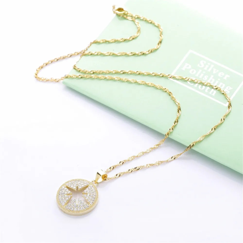 925 Silver Woven Necklace Type 3 Rose Long Chain Letter D Big Necklace