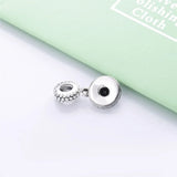 925 Sterling Silver Women's Sombrero Dangle Charm for Bracelet Jewelry
