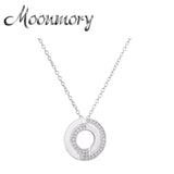 925 Silver CZ Zircon Necklaces For Women